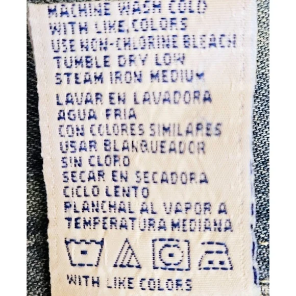 ERICA & COMPANY Women's distressed blue Jeans Jacket Size M/L - Picture 12 of 13